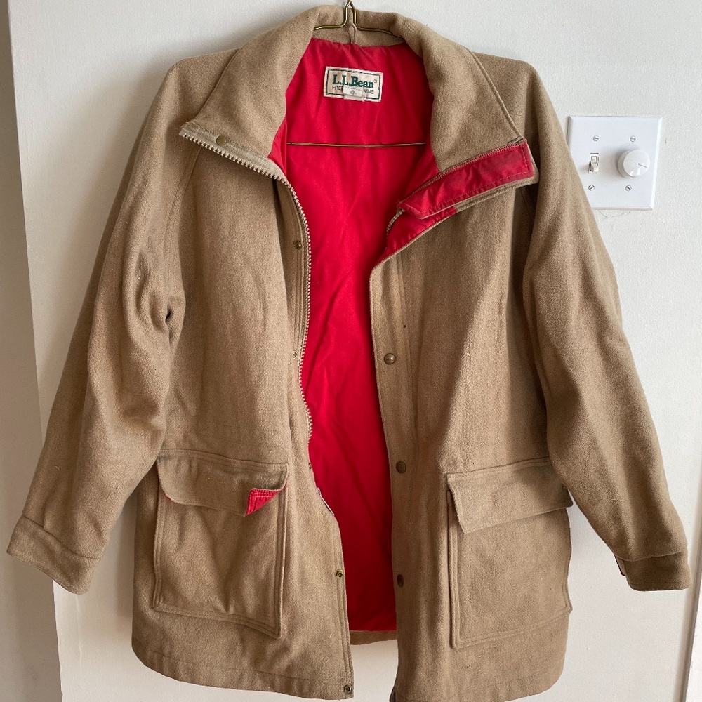 L.L Bean wool coat.
